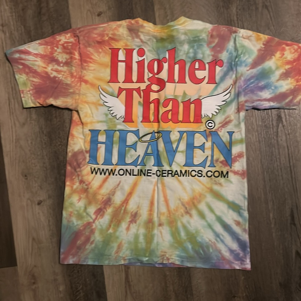 Online Ceramics This Is Your Brain Short Sleeve Tie-Dye Tee Small - Picture 4 of 5